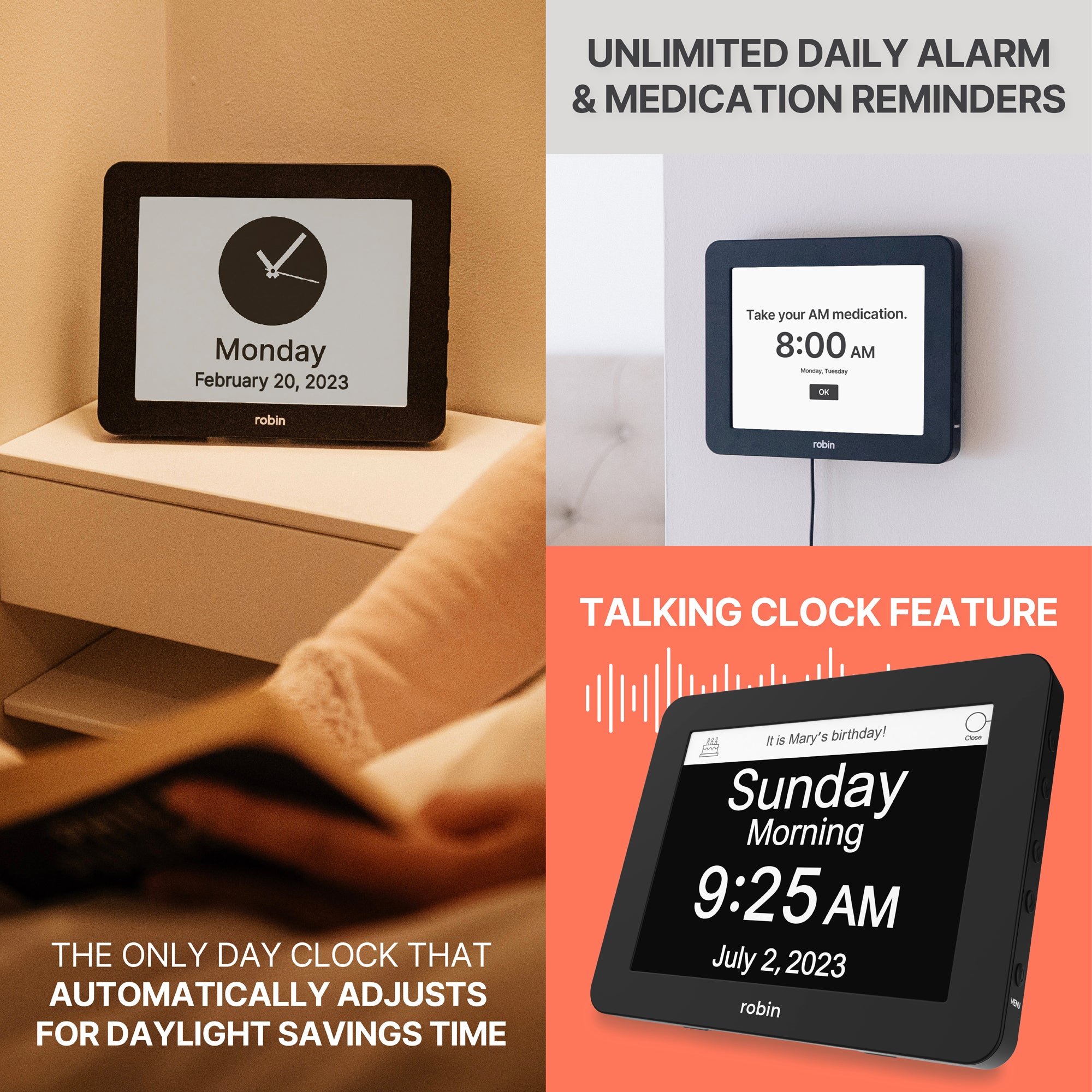 Robin Day Clock